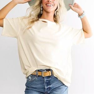 NWT Free People Dani Oversized Shirt